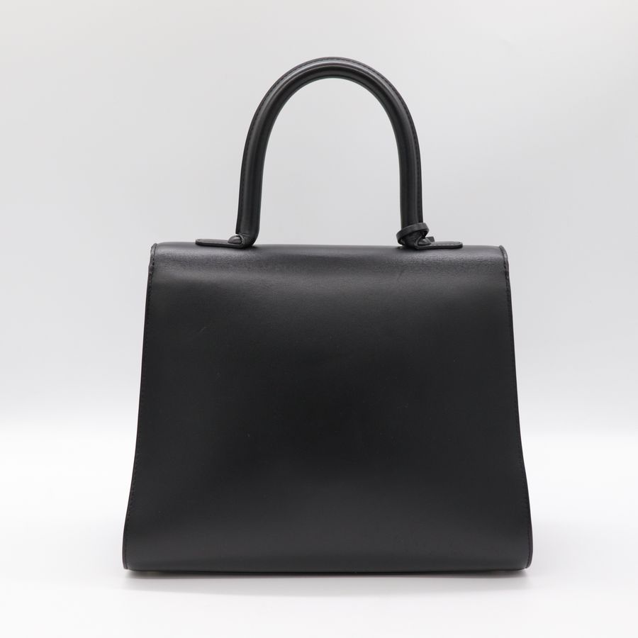 Delvaux 德爾沃Brilliant MM 黑色手提包 肩背包-4