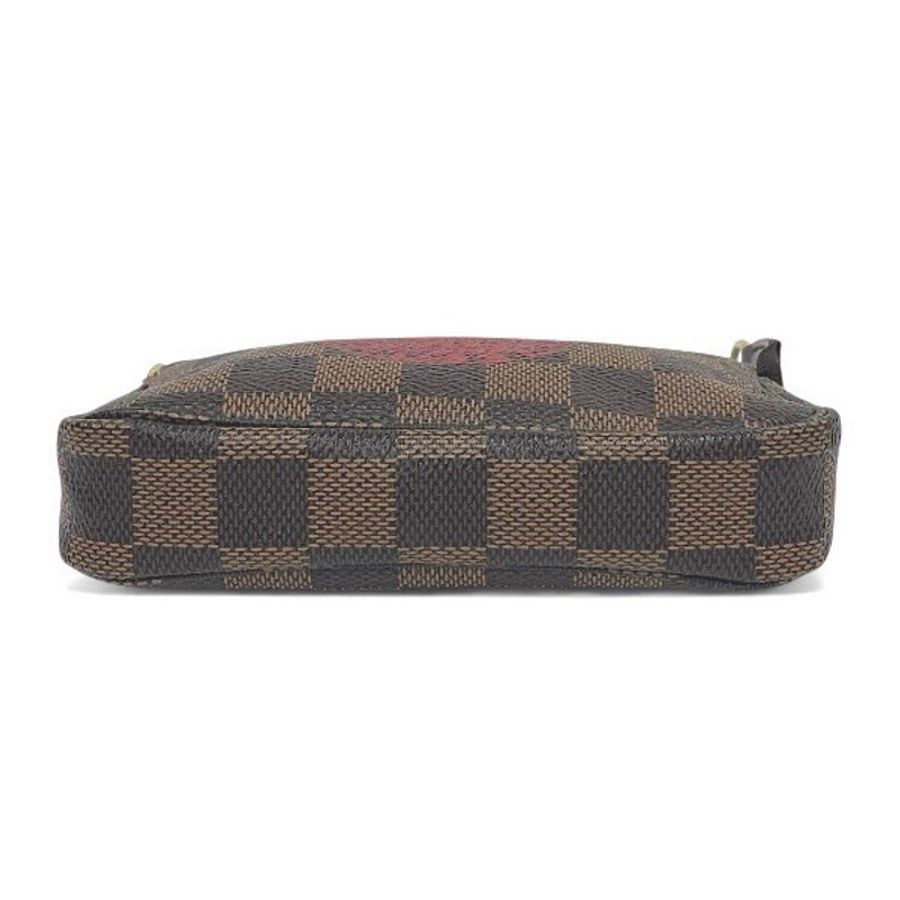 路易威登迷你 Pochette Accessoires 單肩包，Damier，N58011-2