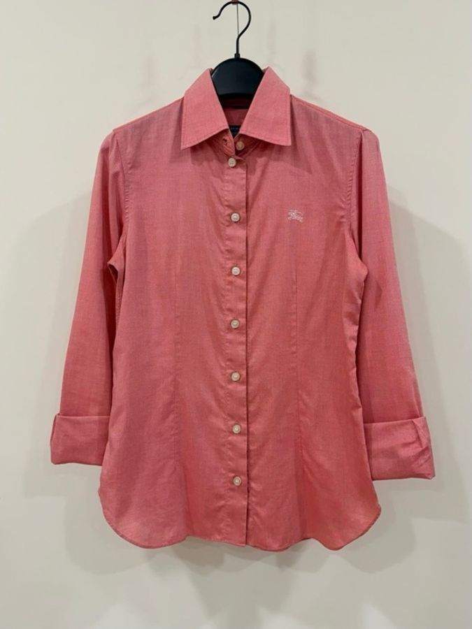 BURBERRY 藍標 戰馬長袖襯衫-3