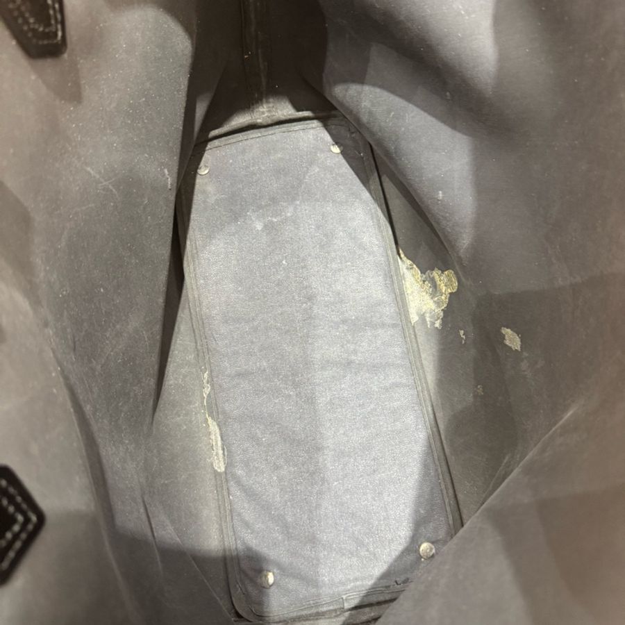 BURBERRY博柏利 巴寶莉格紋托特包購物袋，經典格紋拼漆皮百搭-6