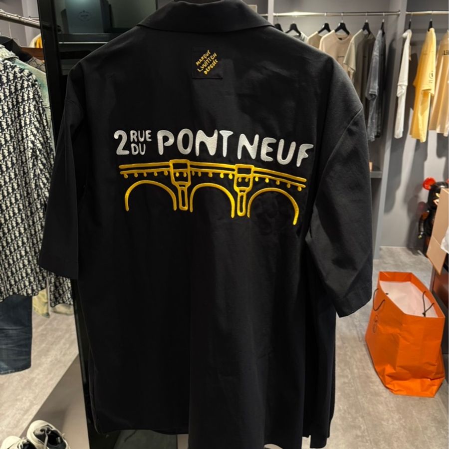 近全新🌟Louis Vuitton LV Pharrell 刺繡襯衫 XL ｜Classic Trend CT精品｜台北東區實體-0