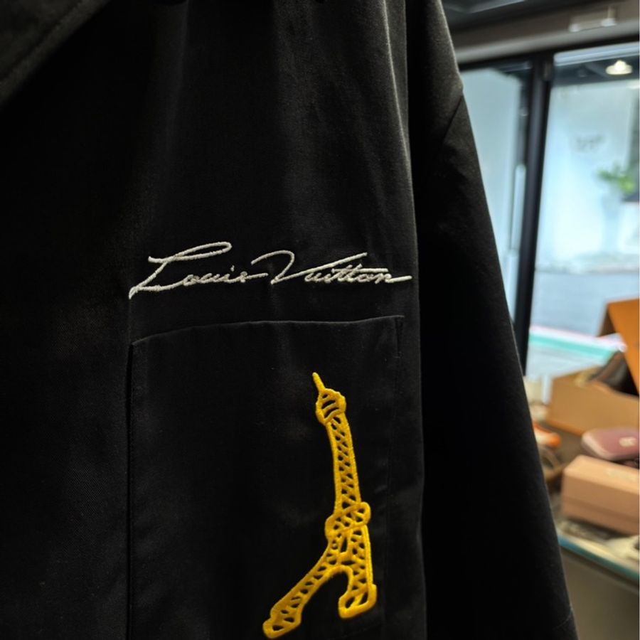 近全新🌟Louis Vuitton LV Pharrell 刺繡襯衫 XL ｜Classic Trend CT精品｜台北東區實體-6