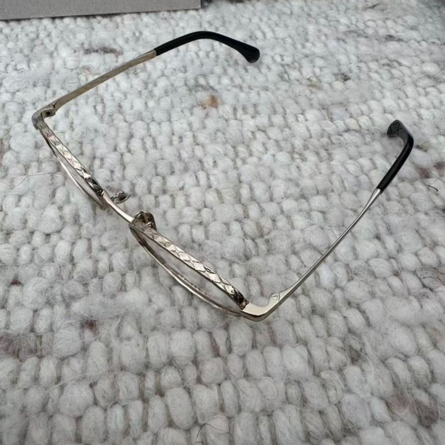 Chanel CH2227金色 銀色 黑色 金屬素顏光學眼鏡 全新全配-3