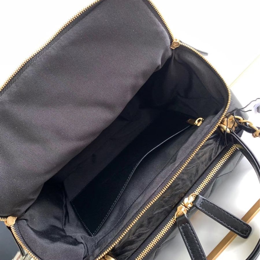 Chanel 23C 黑金保齡球包｜27cm 大容量輕盈款🎱-8