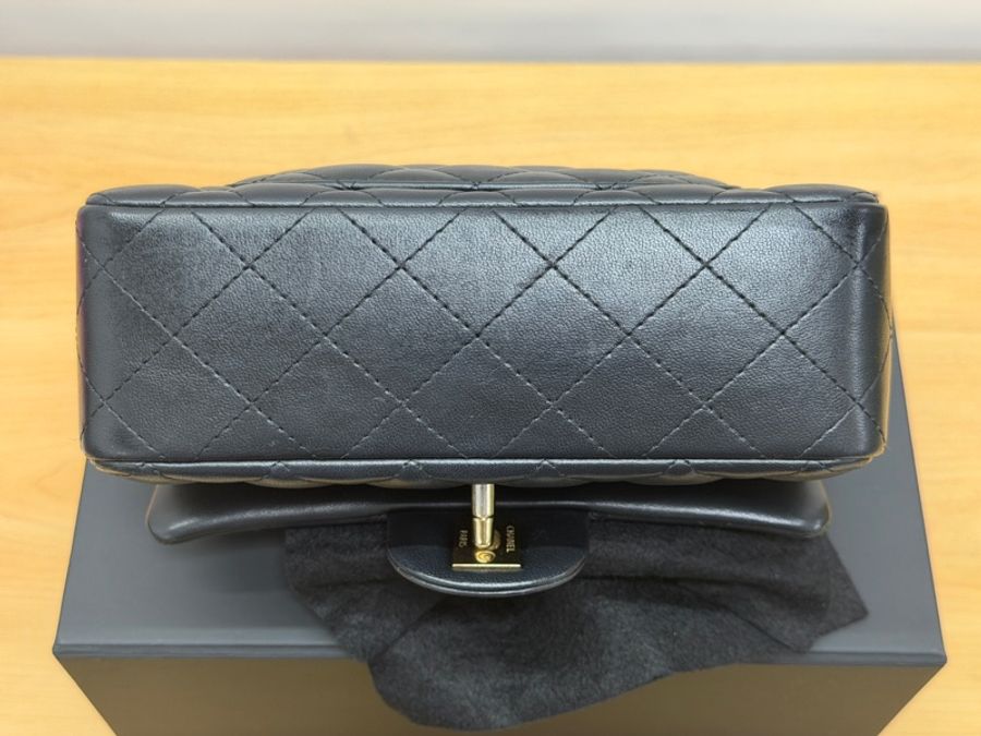 香奈兒 Chanel mini coco cf20 黑淡金 小羊皮-3