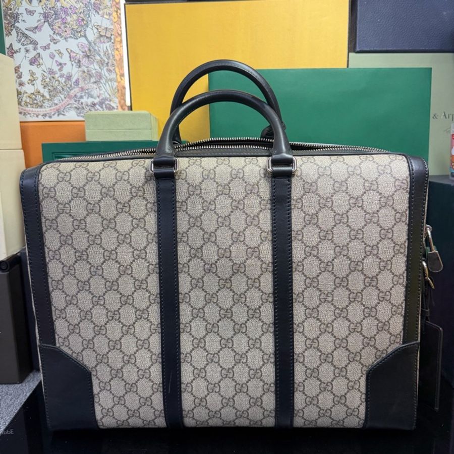 古馳/Gucci  高級人造革帆布    公文包、電腦包-1