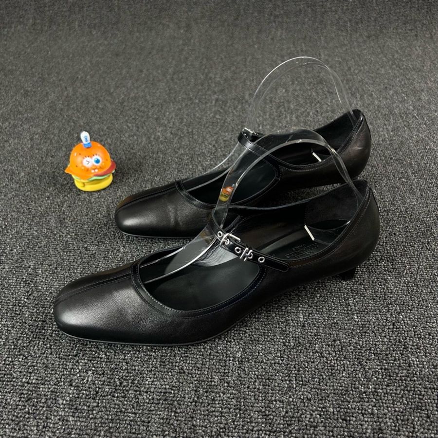 Hermes愛馬仕黑色小貓跟 尺碼：40 🧡-0