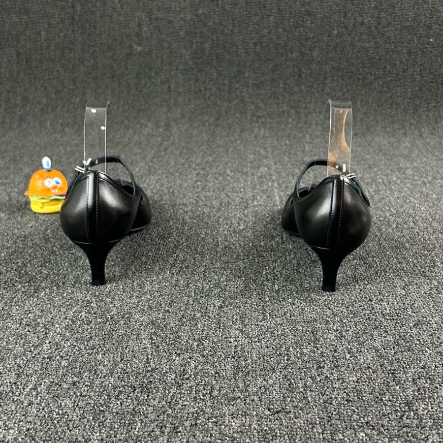 Hermes愛馬仕黑色小貓跟 尺碼：40 🧡-4