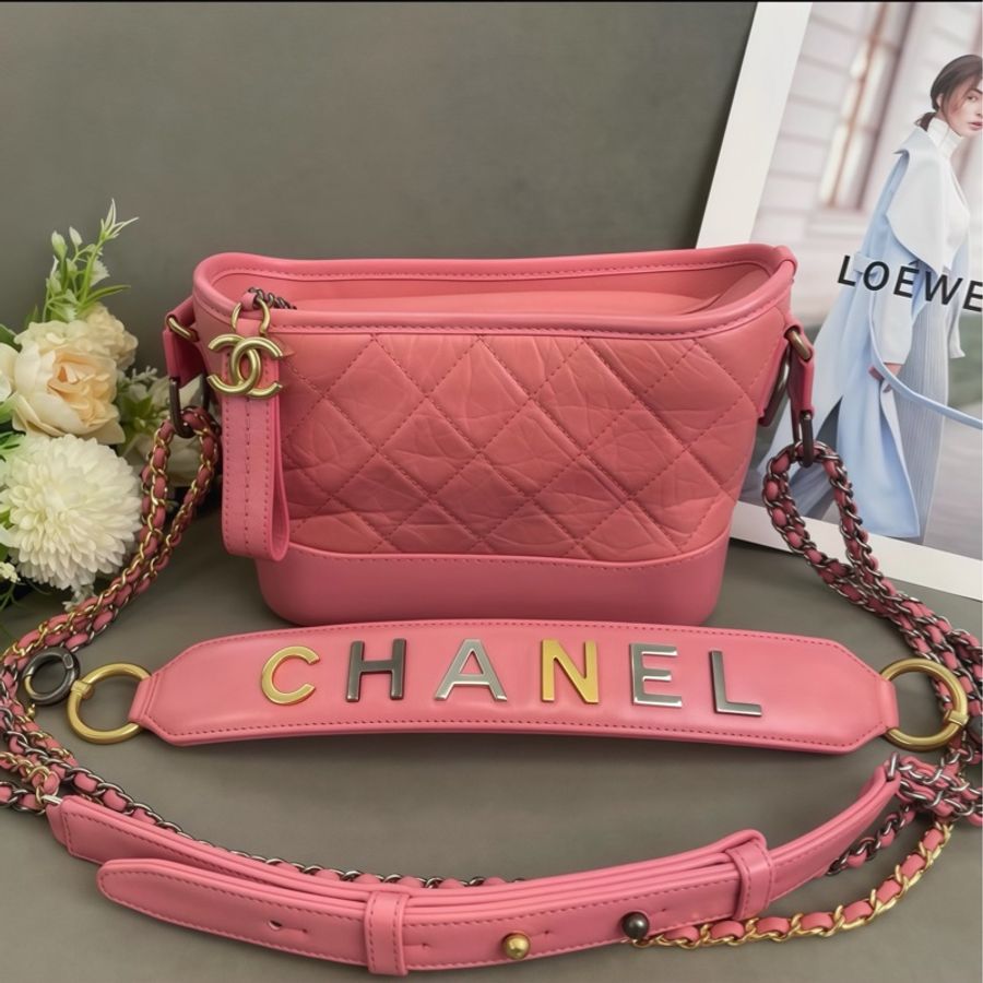 Chanel 香奈兒 粉色流浪包 小號｜溫柔甜酷感代表🩷-5