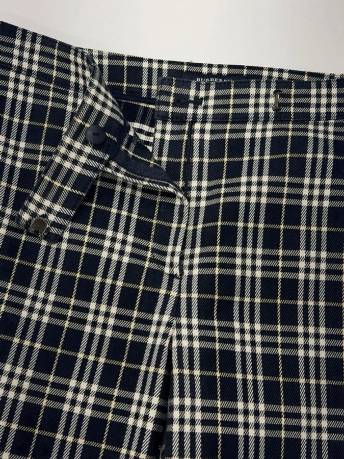 BURBERRY 倫敦 格紋彈性長褲-7