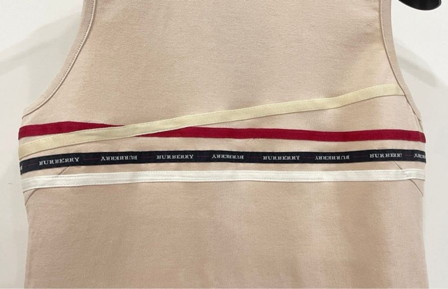 BURBERRY 倫敦字母條紋背心-6