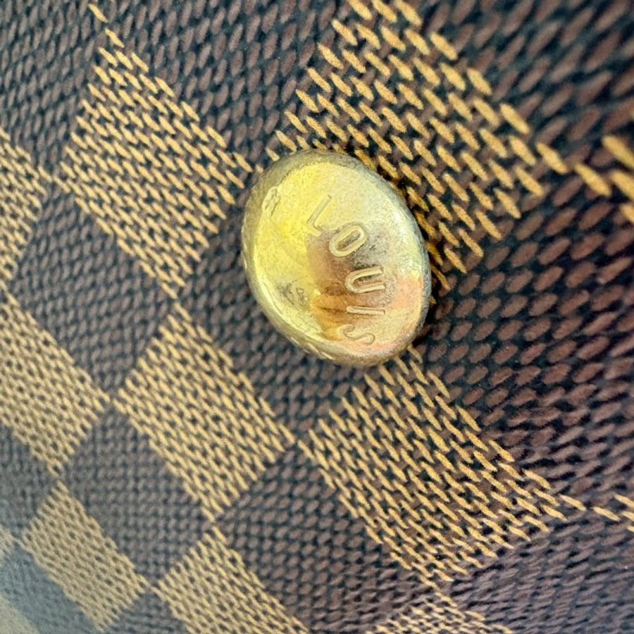 Louis Vuitton 棋盤格波士頓手提包-26