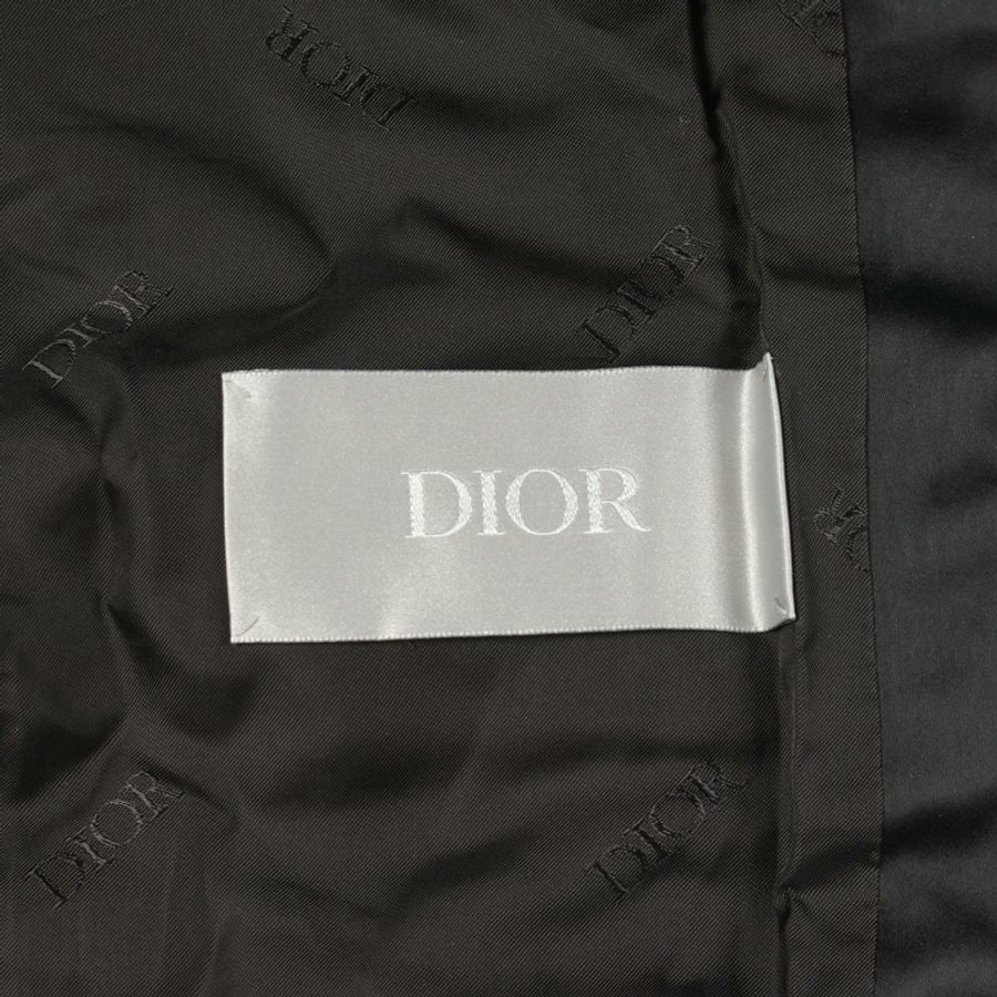 Dior KENNY SCHARF Logo Jacket Blouson 94TC439H5124 尼龍黑二手男款 #48-2