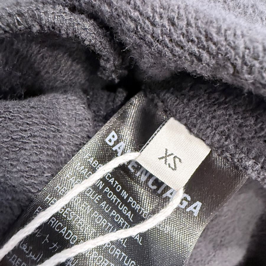 Balenciaga✨2025冬季簽名塗鴉拼接Oversize連帽外套 男女皆可 原價7萬多-10