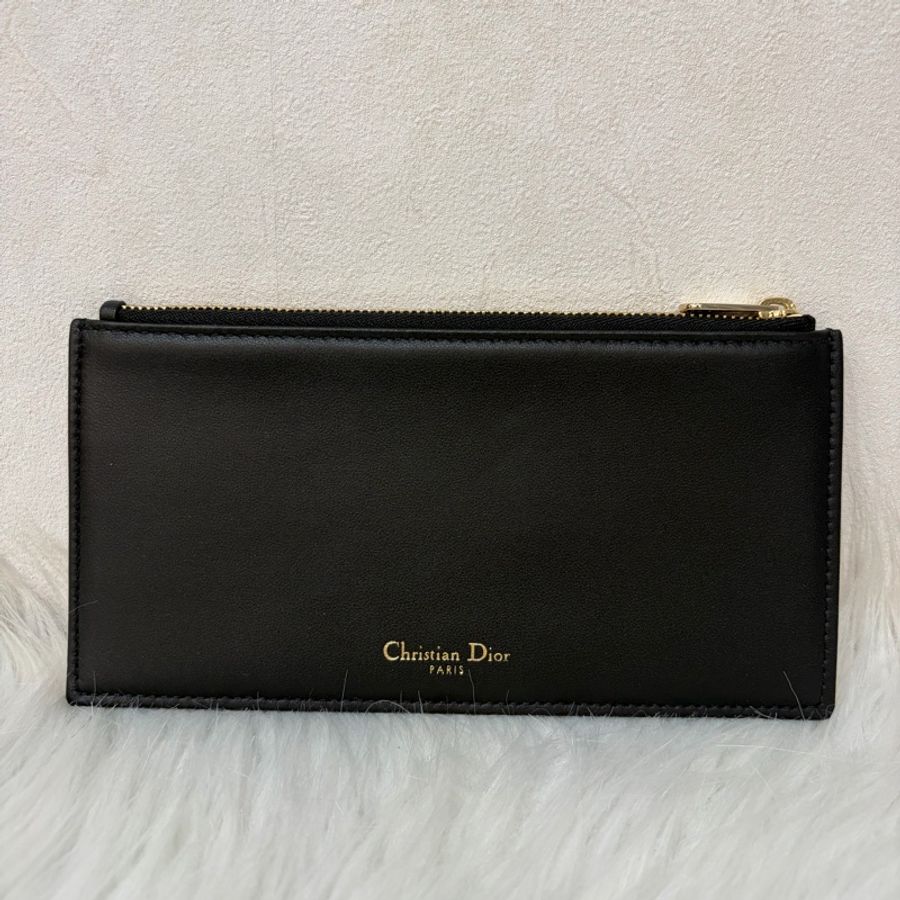 DIOR LADY DIOR S0204 黑皮 金釦 woc 手拿包 斜背包-47