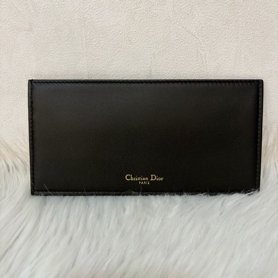 DIOR LADY DIOR S0204 黑皮 金釦 woc 手拿包 斜背包-63