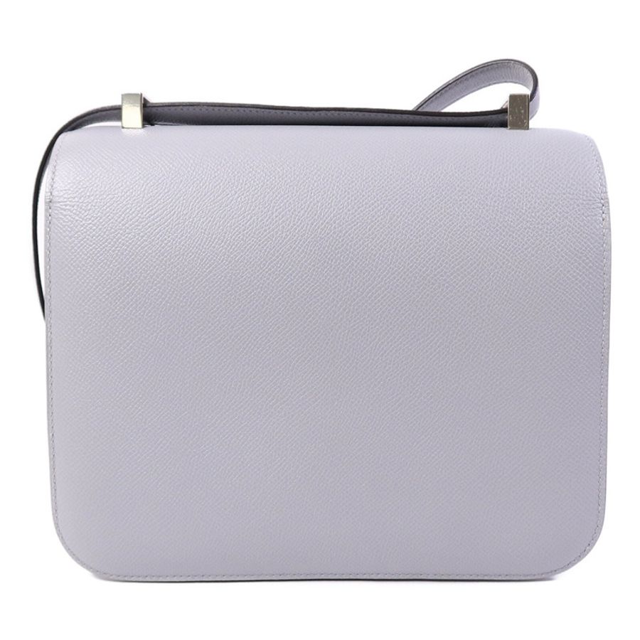 HERMES Epsom皮革Constance 24肩背袋Gris Mouette-1