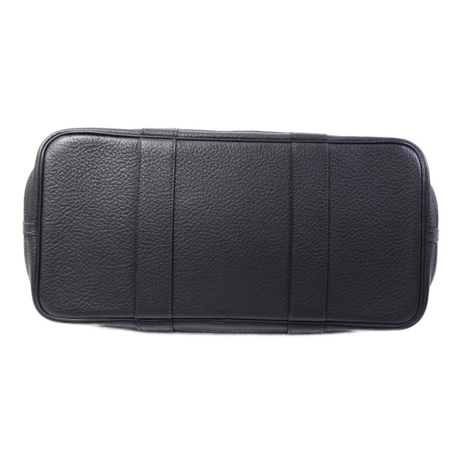 HERMES Negonda皮革GardenParty PM手挽袋Noir-3