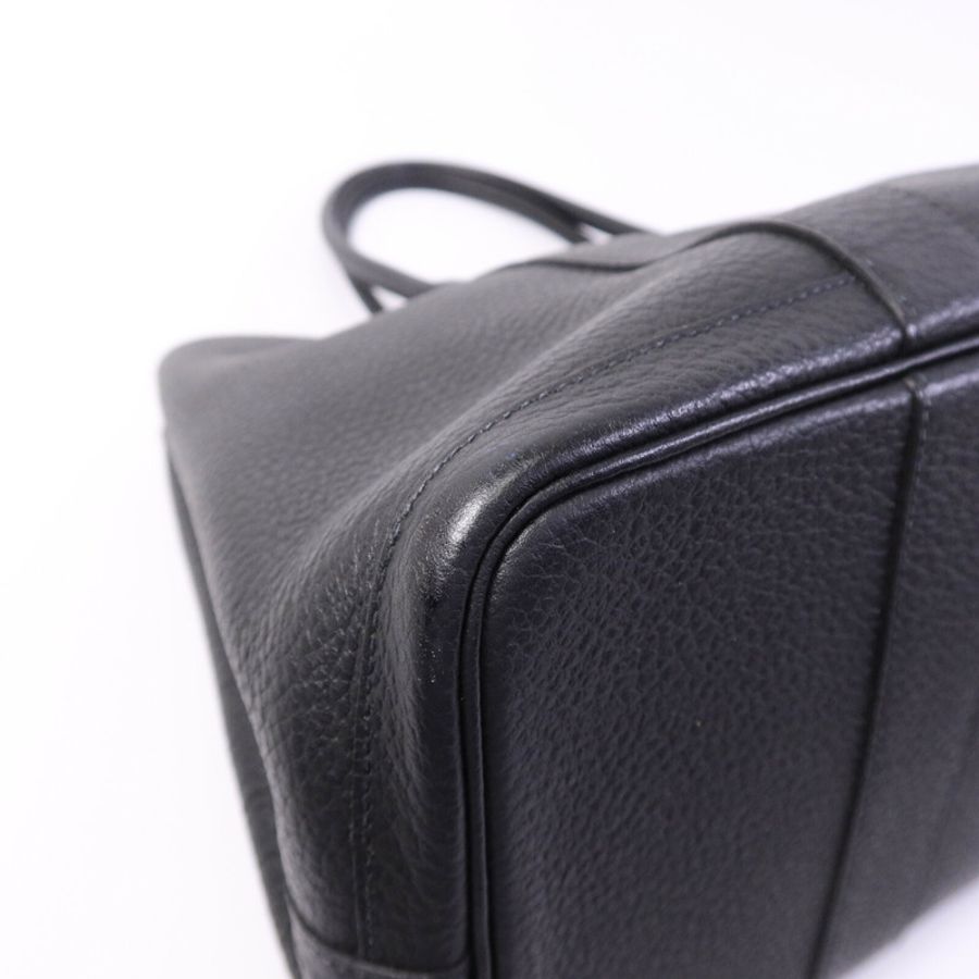 HERMES Negonda皮革GardenParty PM手挽袋Noir-12