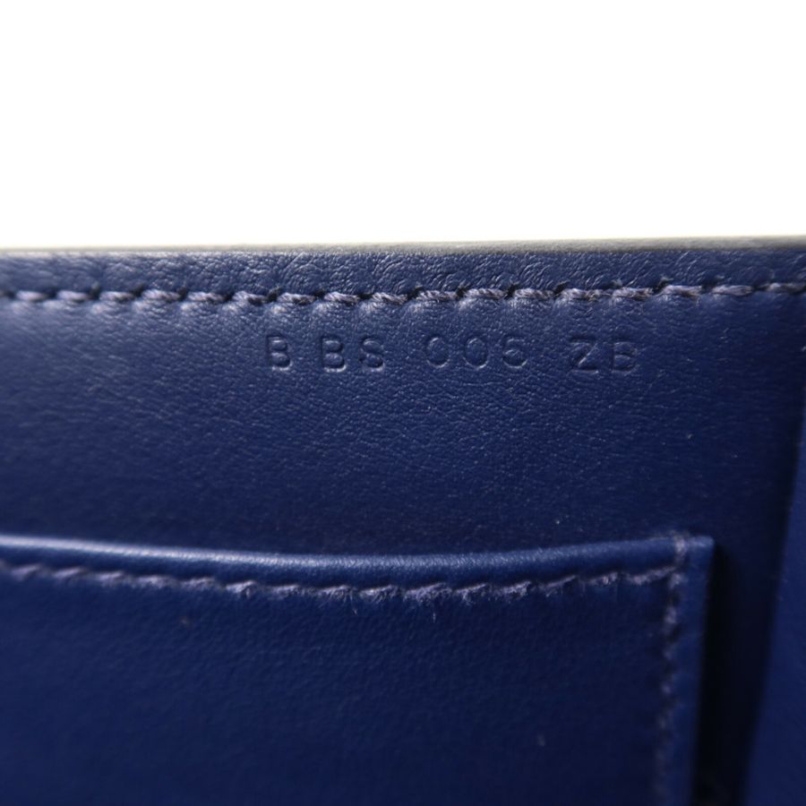 HERMES Chevre Mysore皮革Geta肩背袋Bleu Nuit-6