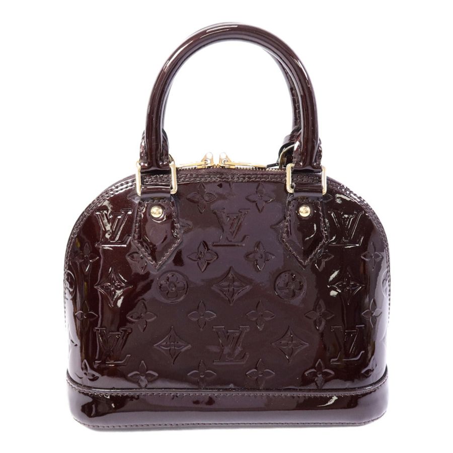 LOUIS VUITTON Monogram Vernis Alma BB手挽肩背兩用袋-1