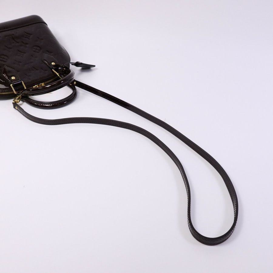 LOUIS VUITTON Monogram Vernis Alma BB手挽肩背兩用袋-8