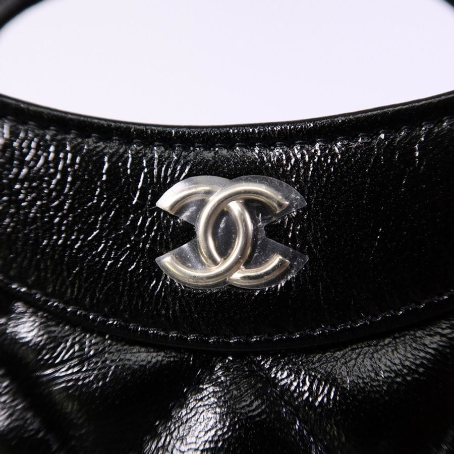 CHANEL 牛皮皮革Nano 31鏈帶肩背袋-6
