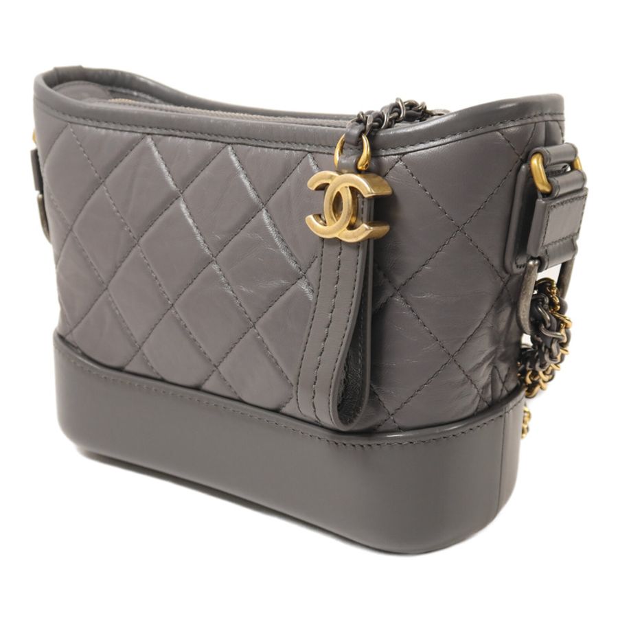 CHANEL 牛皮皮革Garbriell Small鏈帶肩背袋-2