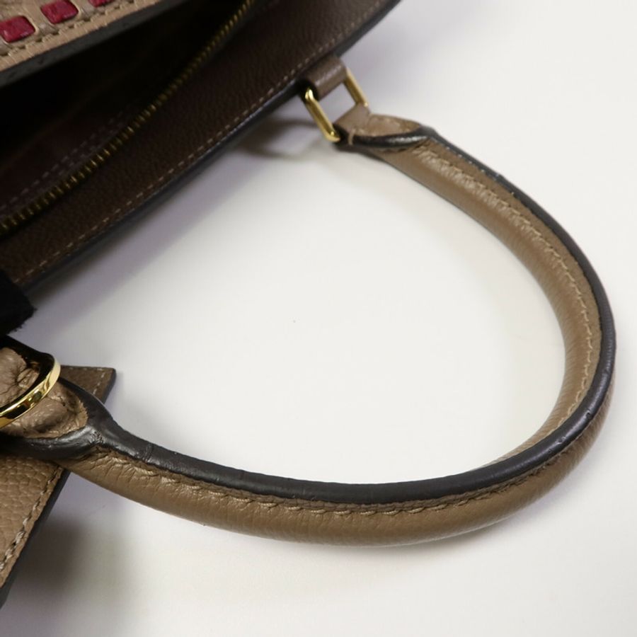 LOUIS VUITTON Monogram Empreinte Vosges MM手挽肩背兩用袋-15
