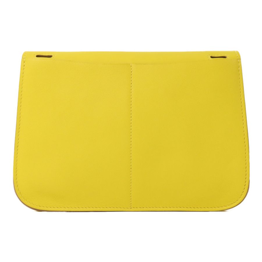 HERMES Swift皮革Mini Halzan手挽肩背兩用袋Lime-1