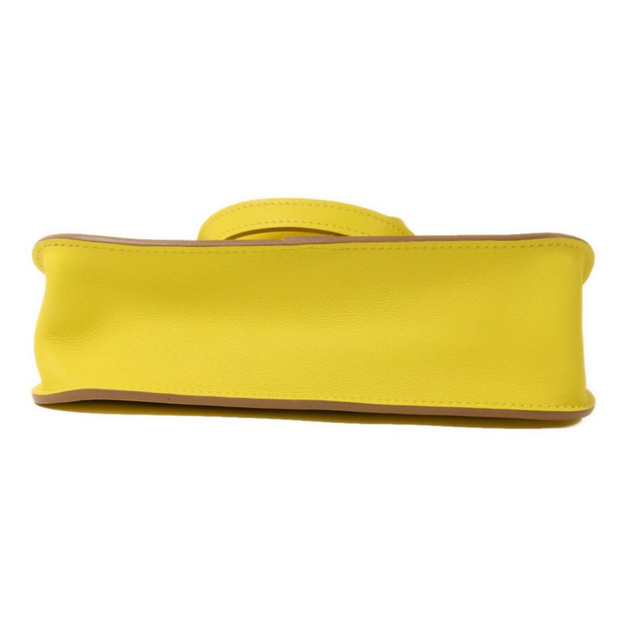 HERMES Swift皮革Mini Halzan手挽肩背兩用袋Lime-3