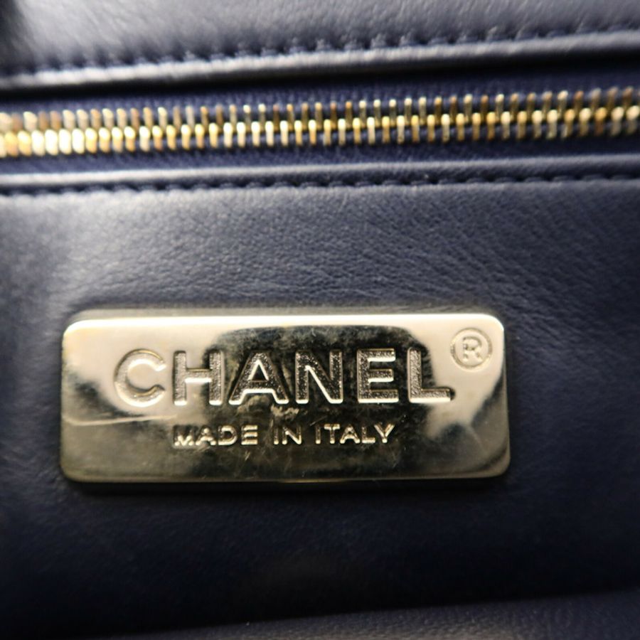 CHANEL 兔毛Flap Bag Medium鏈帶手挽肩背兩用袋-5