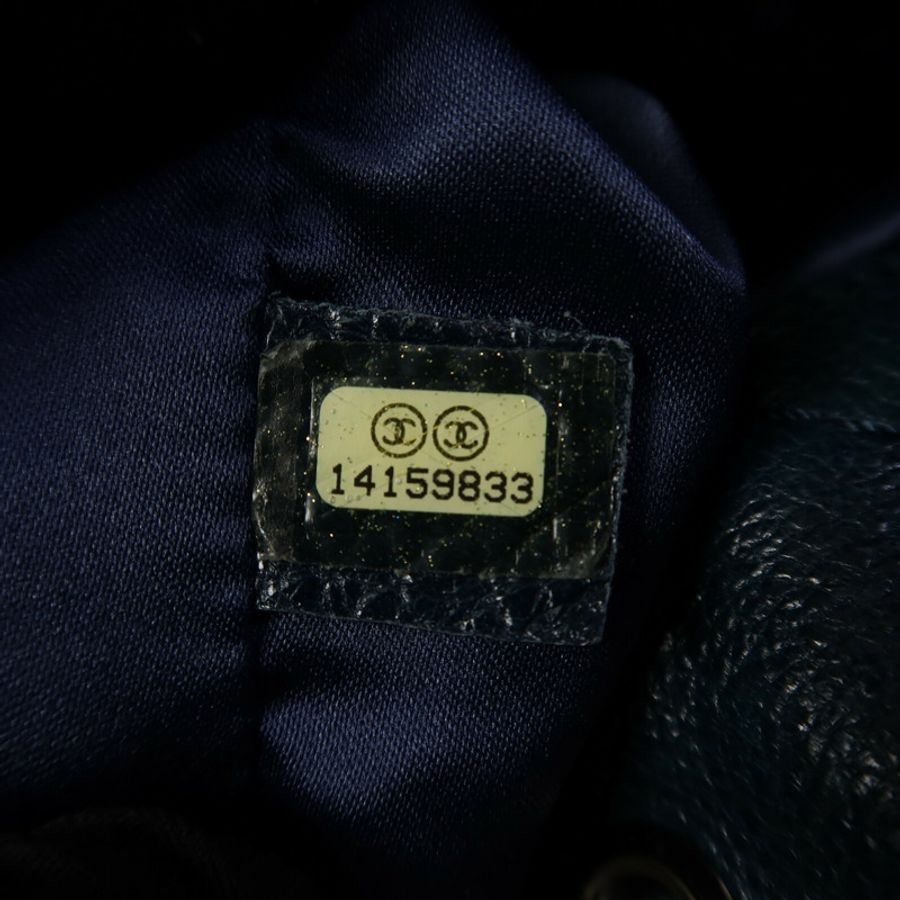 CHANEL 牛皮皮革Shoulder Bag鏈帶手挽袋-6