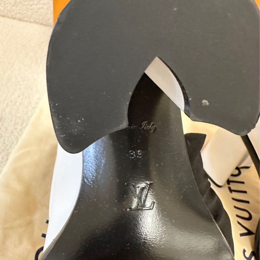 LV 白色大頭鞋 39 碼 僅試穿-19
