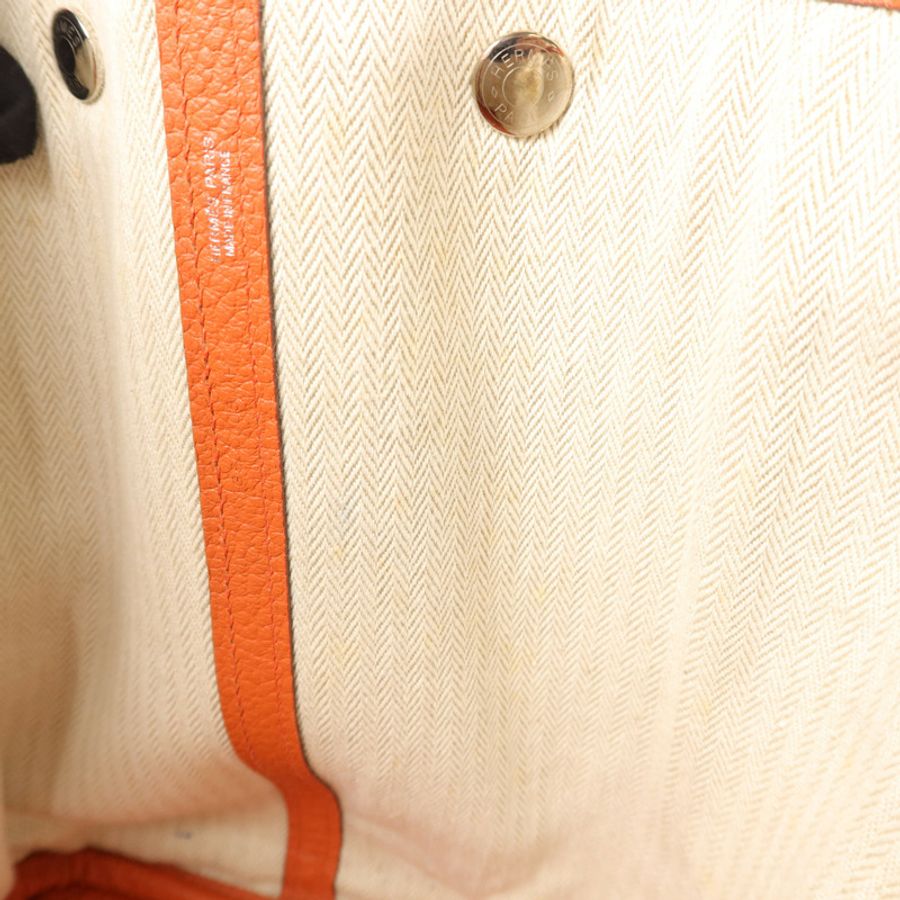 HERMES Negonda皮革Garden Party PM手挽袋Sanguine-18