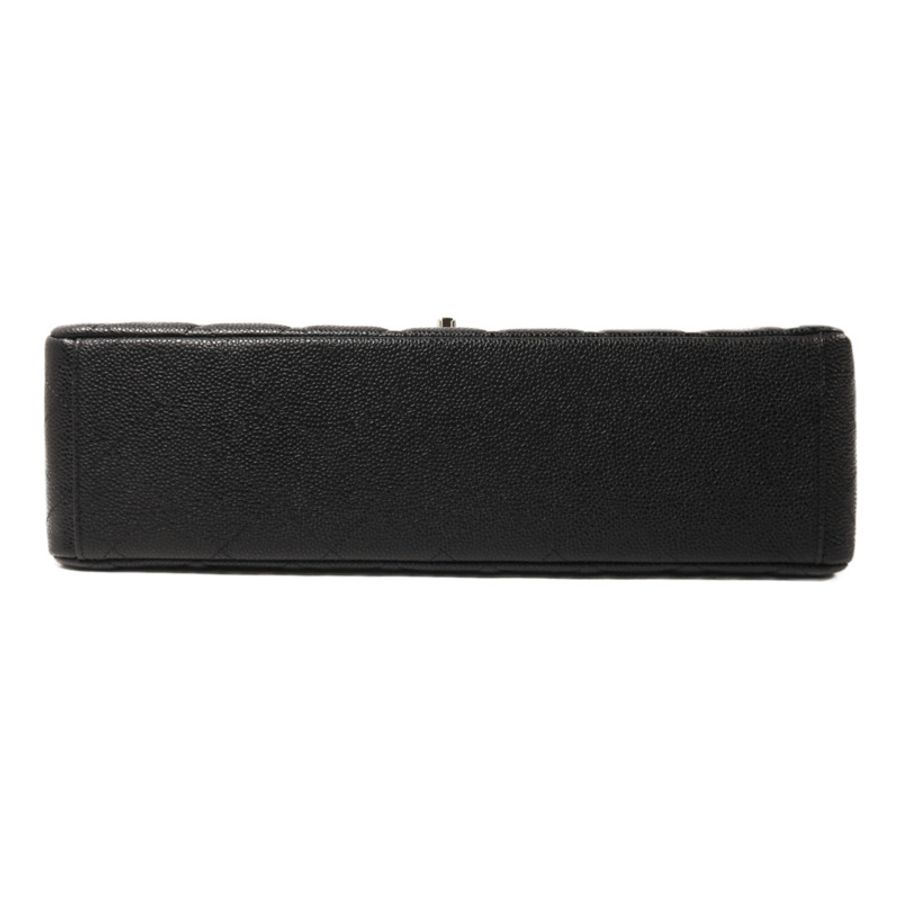 CHANEL 牛皮皮革Maxi Classic鏈帶肩背袋-3