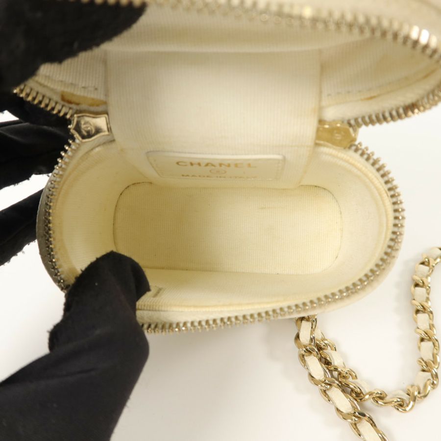 CHANEL 牛皮皮革Mini Box With Handle手挽肩背兩用袋-4