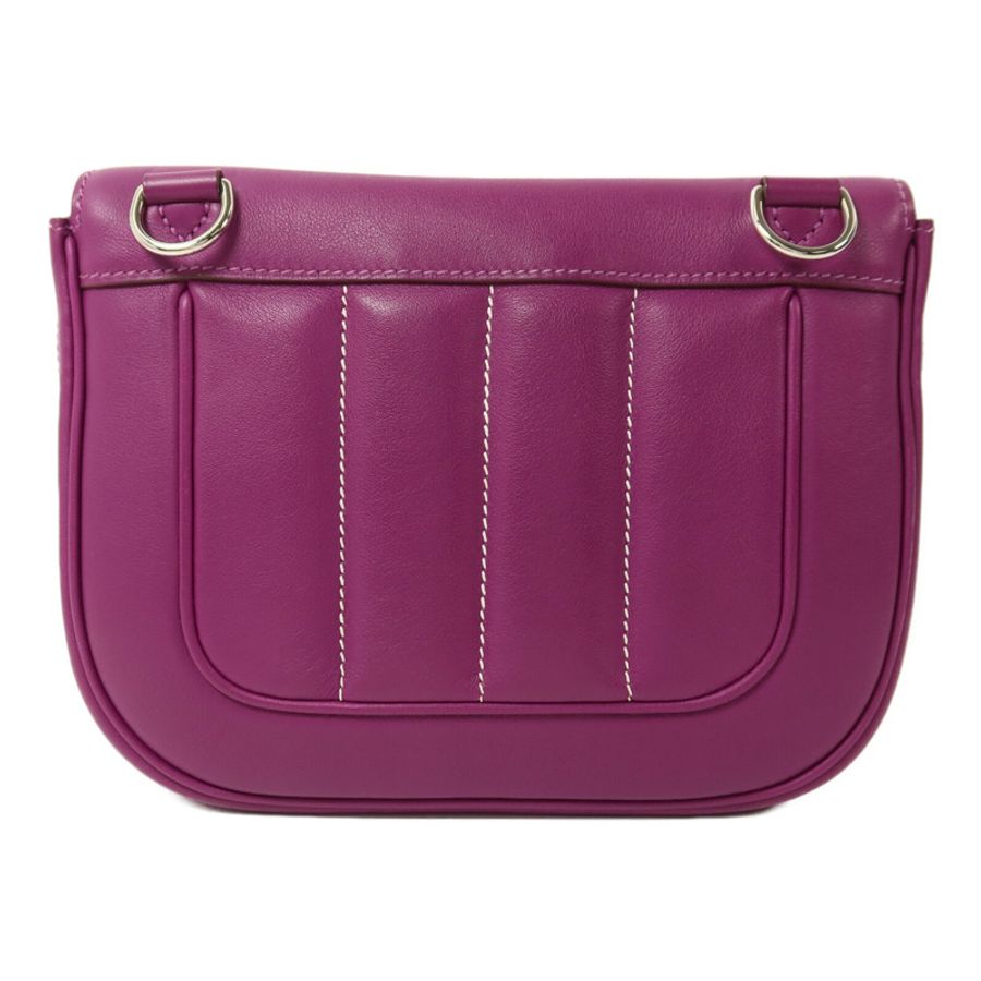 HERMES Swift皮革Berline Mini肩背袋Anemone-1