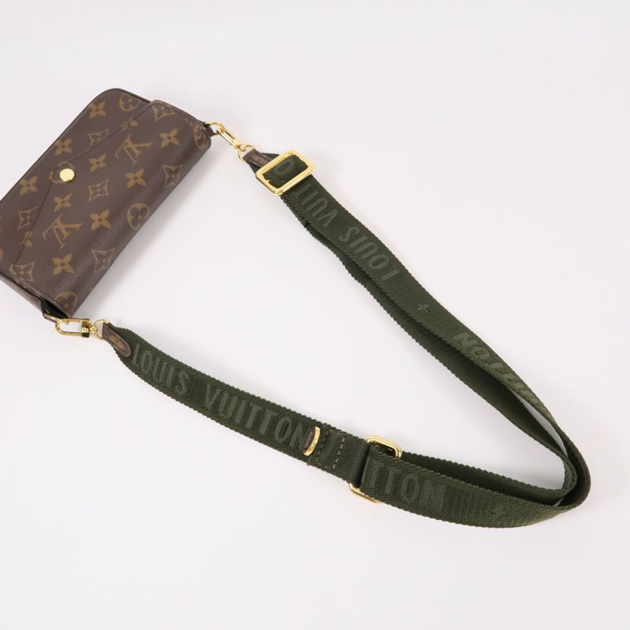 LOUIS VUITTON Monogram Felicie Strap & Go肩背袋-6