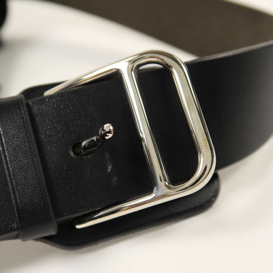 HERMES Swift皮革Virevolte 24肩背袋Noir-9