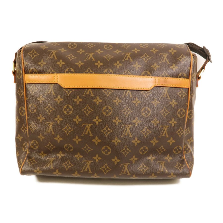 LOUIS VUITTON Monogram Abbesses金扣肩背袋棕色-1