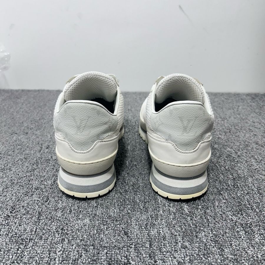 Louis Vuitton 路易威登 LV 白色老花拼接休閒鞋 尺碼：41.5碼 /7.5碼-5