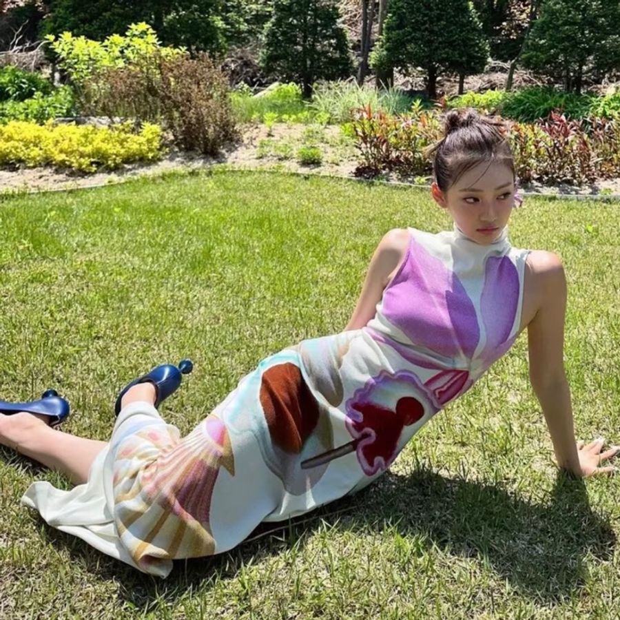 LOEWE✨MARUJA MALLO聯名”Living Nature”連衣裙長洋裝-1