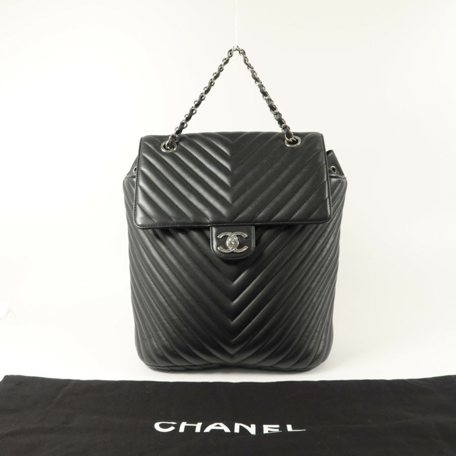 CHANEL 羊皮皮革Urban Spirit Backpack背包-9