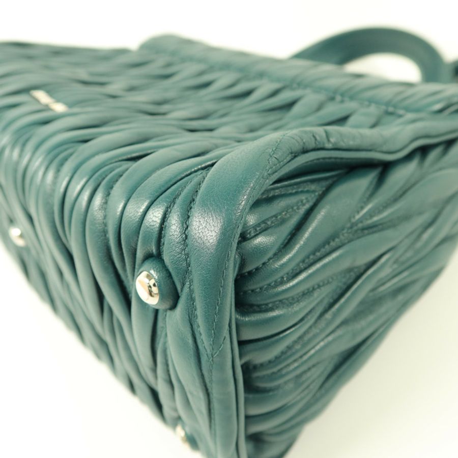 Miu Miu 牛皮皮革Matelasse 2 Way Shoulder Bag手挽肩背兩用袋-15