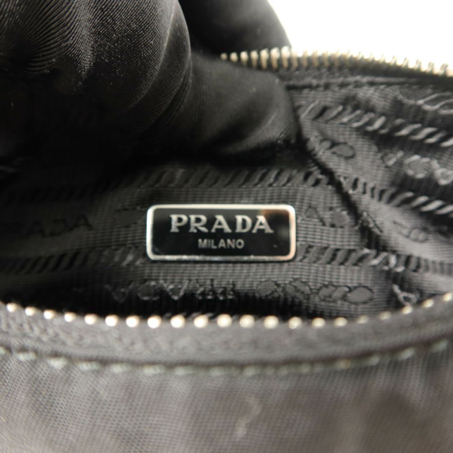 PRADA 尼龍Re-Edition 2005鏈帶肩背袋-5