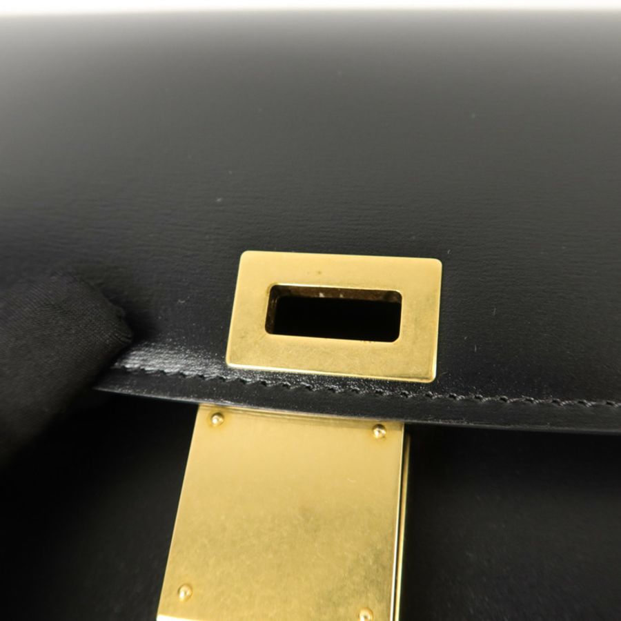 CELINE 牛皮皮革Classic Box Medium肩背袋-11