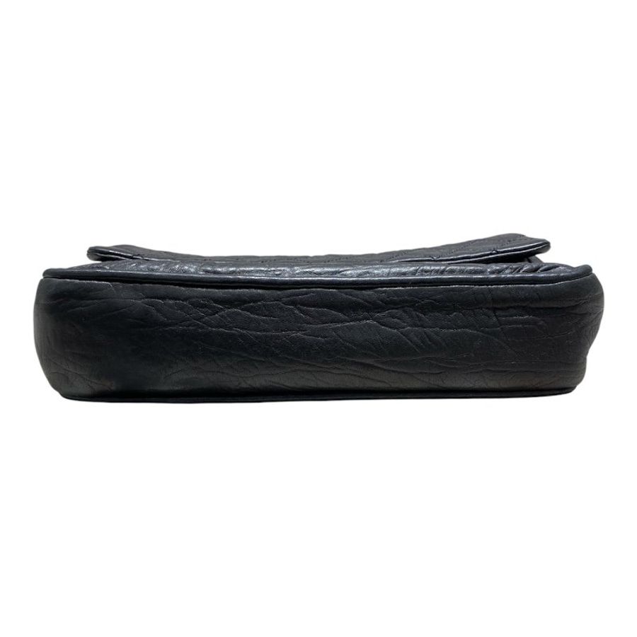 CHANEL 香奈兒 Lady Braid Flap Bag 手提包 皮革 黑色 銀釦-5
