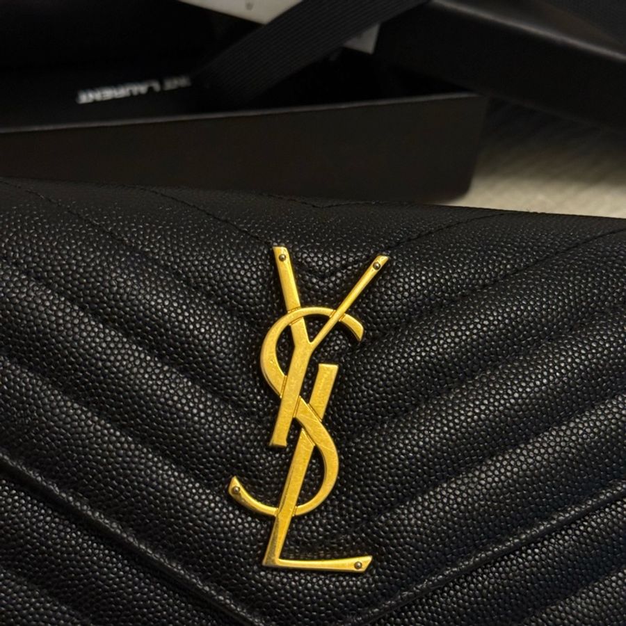 YSL信封長夾-5