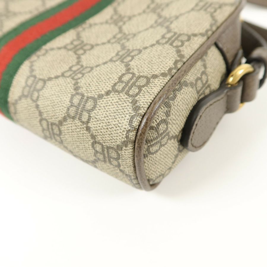 BALENCIAGA 塗層帆布Gucci & Balenciaga's Hacker Project肩背袋-12